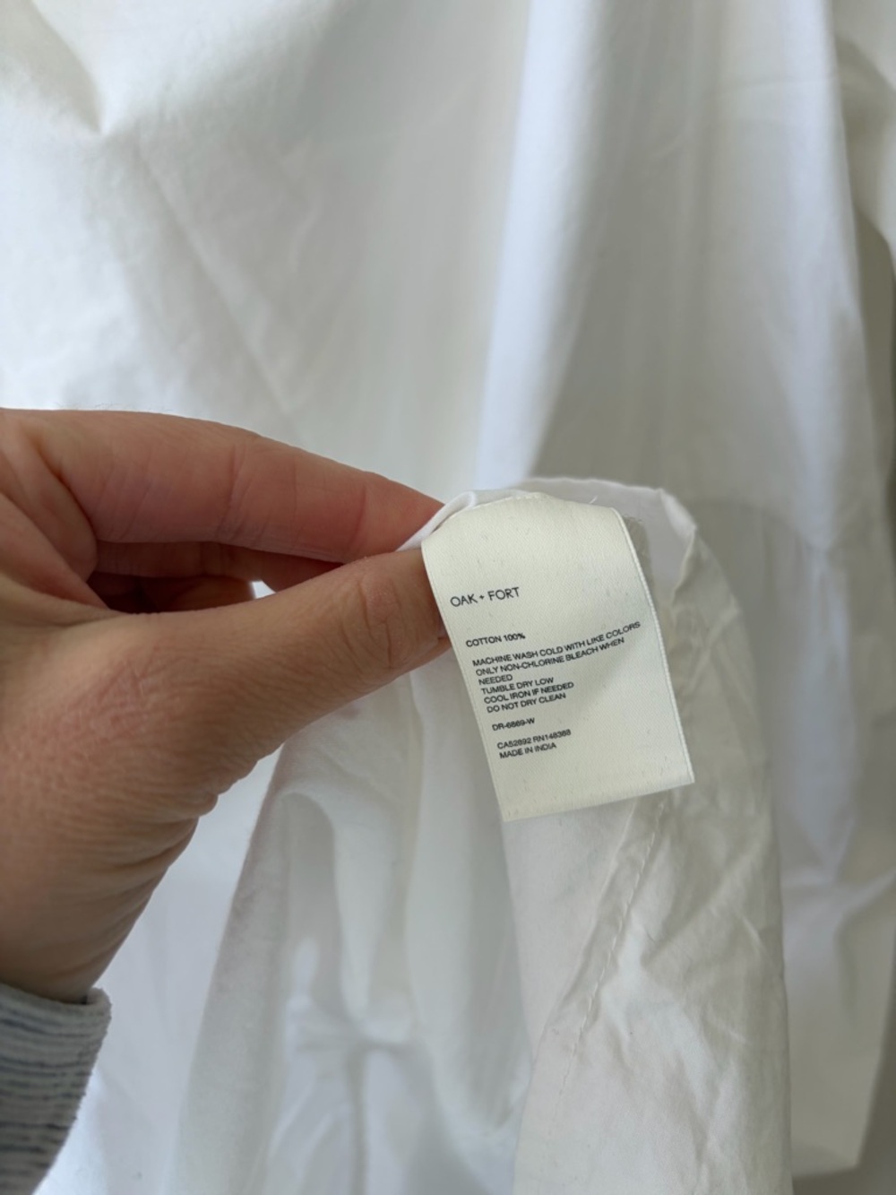 NWT Oak & Fort 100% Cotton Dress - Picture 7 of 7